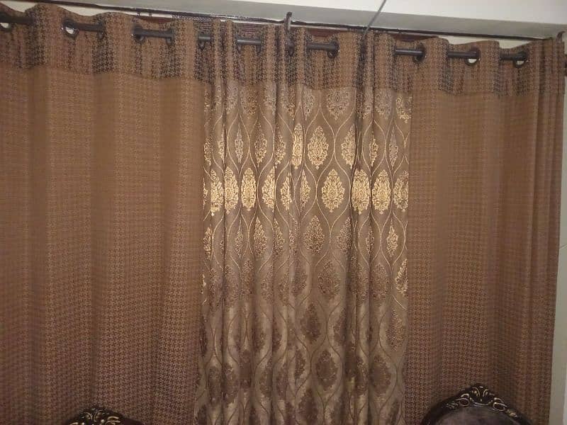 Room Curtain Chocolate Brown Colour 0