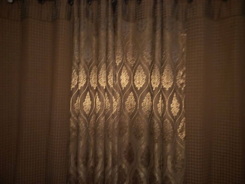 Room Curtain Chocolate Brown Colour 1