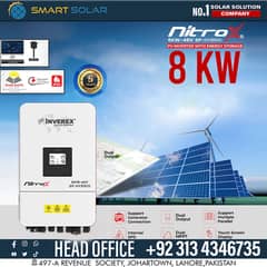 INVEREX NITROX 8 KW IP65 HYBRID SOLAR INVERTER 0