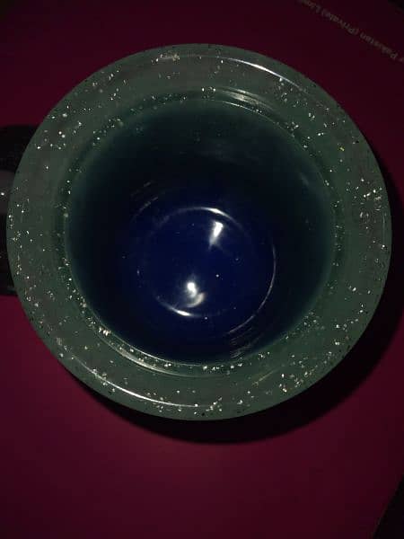 resin glittery pot decoration piece 2