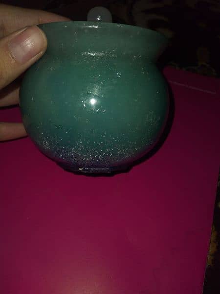 resin glittery pot decoration piece 3