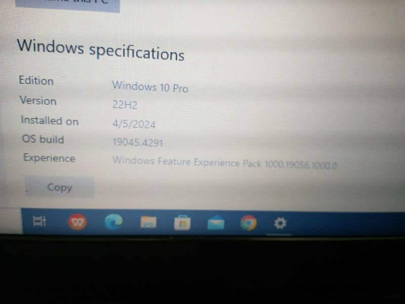 Acer Laptop window 10pro 5