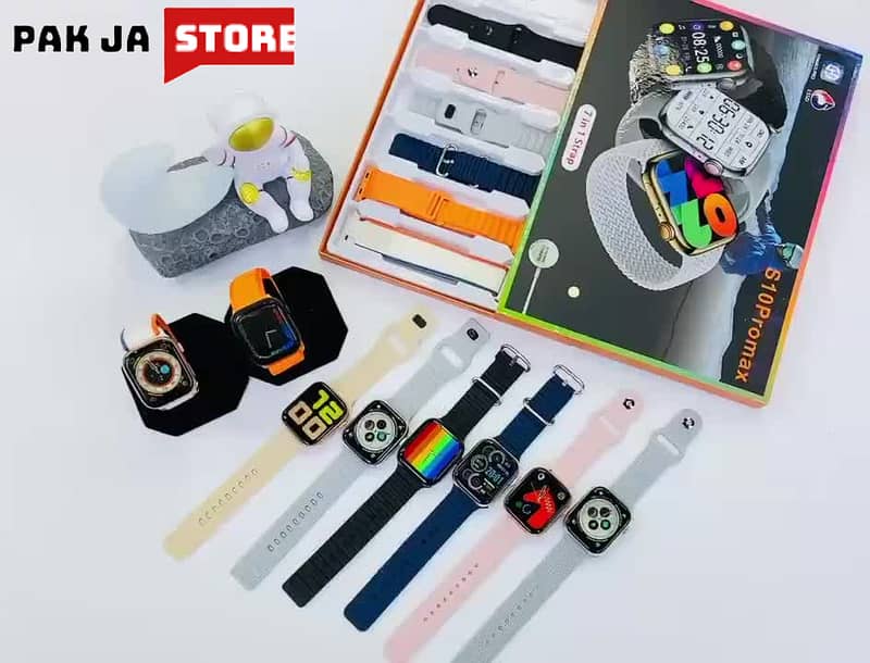 S10 PRO MAX SERIES 9 Strap 7 In 1 Smart Watch 2.1 Inch Full HD Screen 1