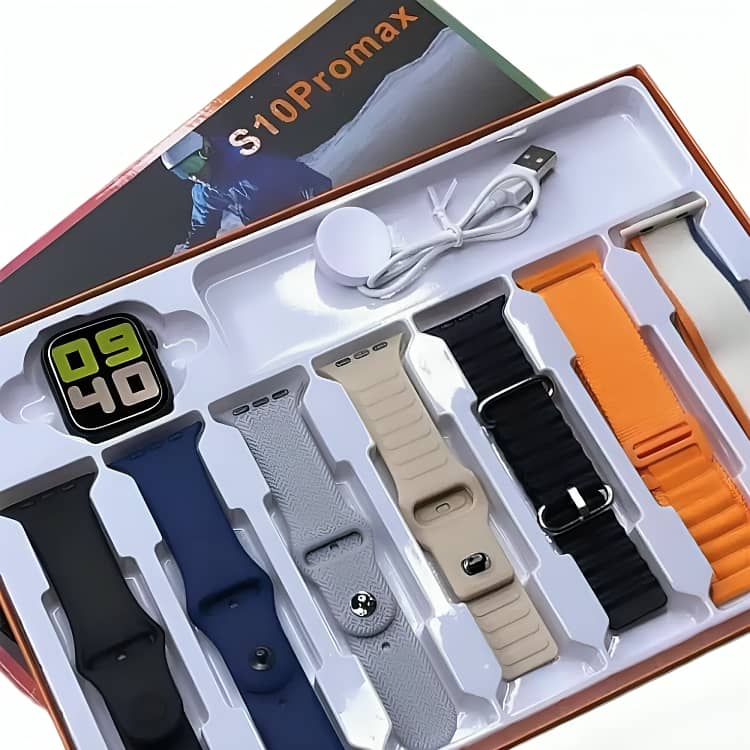 S10 PRO MAX SERIES 9 Strap 7 In 1 Smart Watch 2.1 Inch Full HD Screen 3