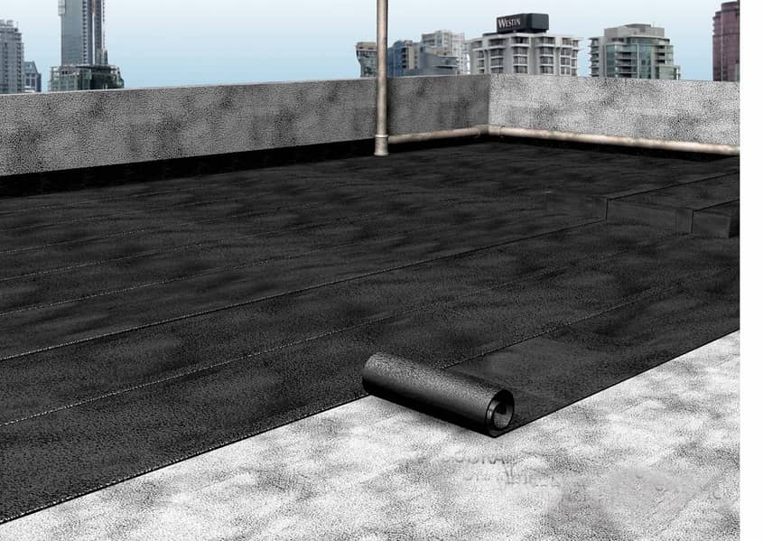 Bituminous,Waterproofing Membrane Sheet,Basement,leakage,RCC Roof 16