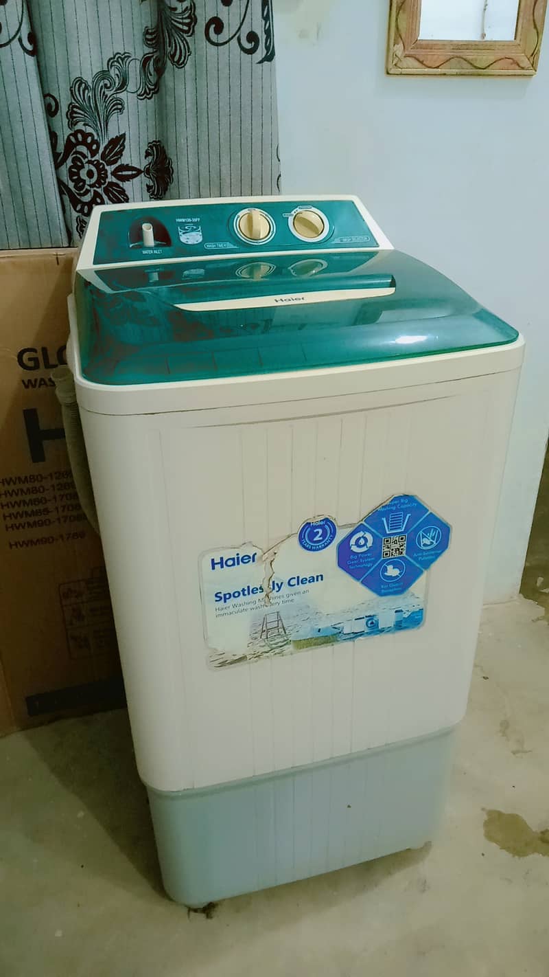 Haier washing machine 3