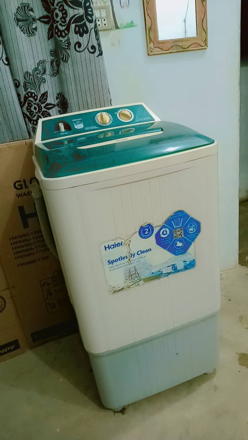 Haier washing machine 4