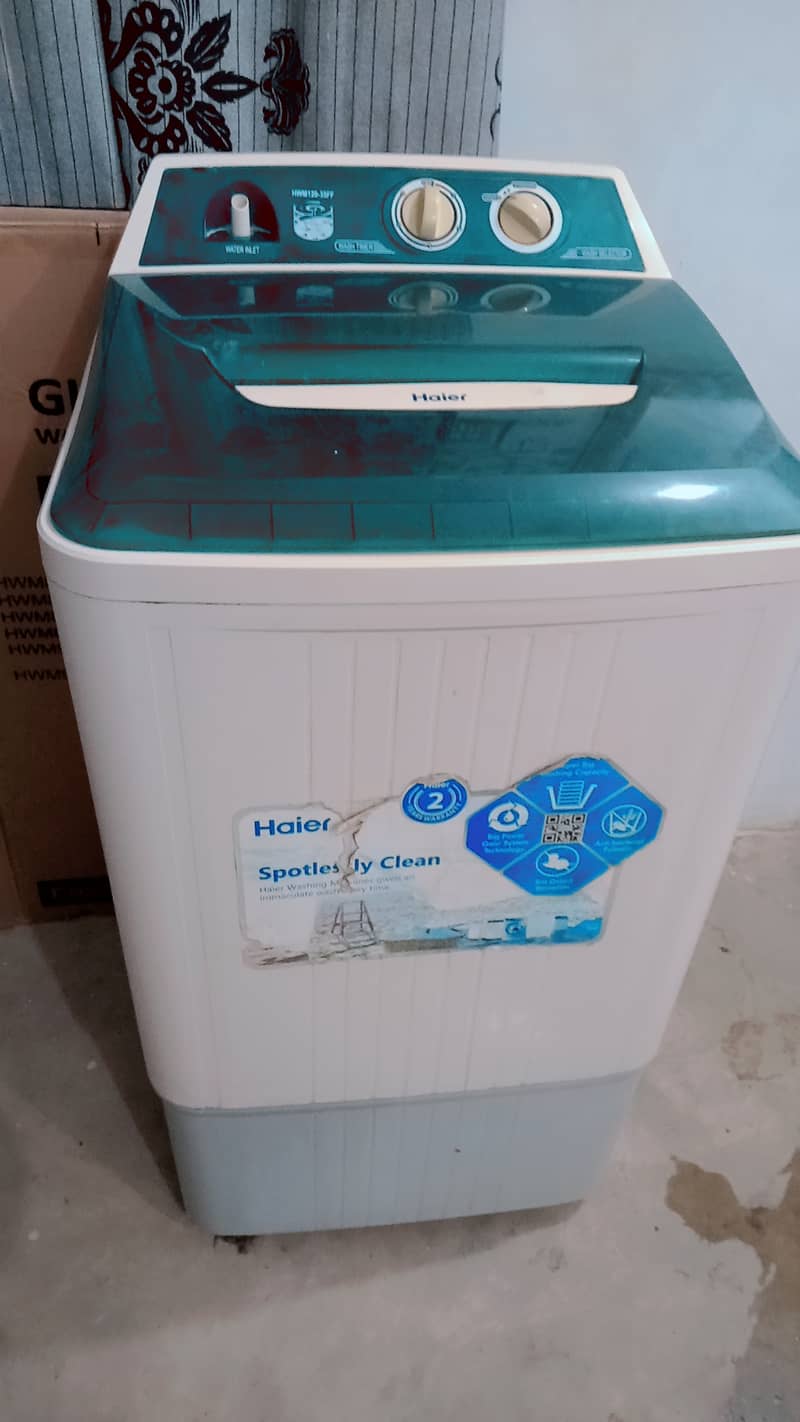 Haier washing machine 5