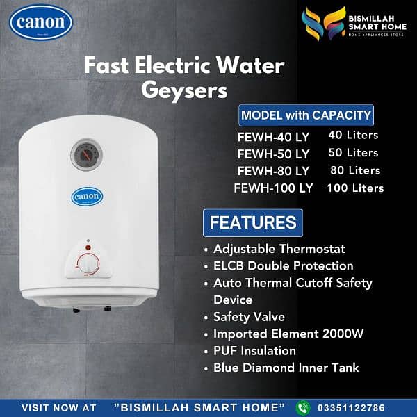 Canon Fast Electric Water Heaters 3