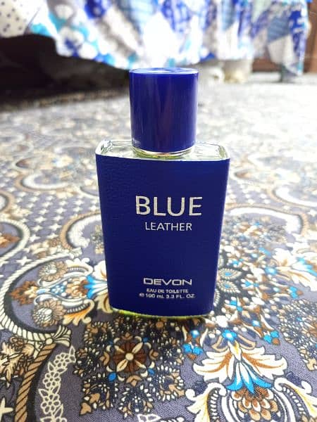 Blue leather perfume for sale 0