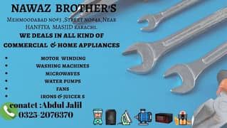 all commercial and home appliances maintenance services