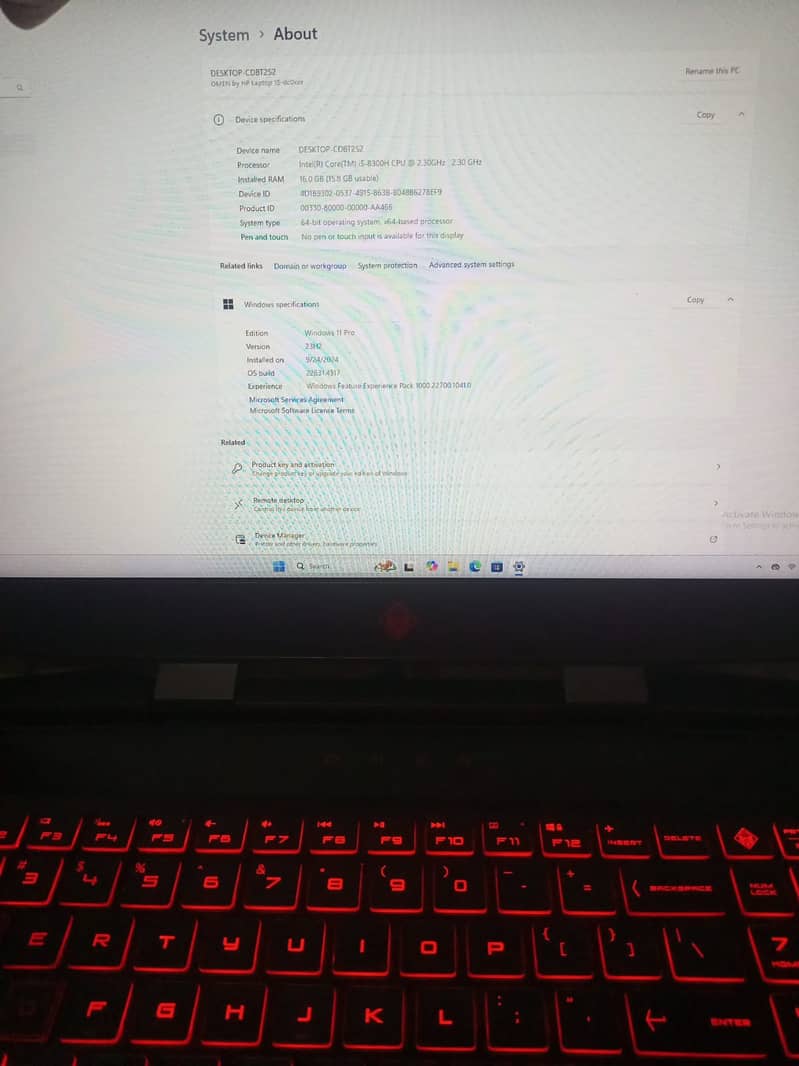 Hp omen 15 in new condition 1