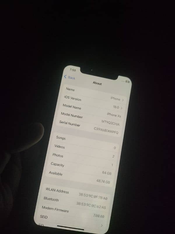 iphone xs 64gb approved 0