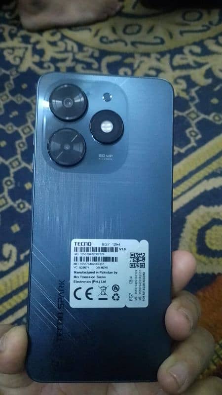 Tecno spark 20c warranty me a 1