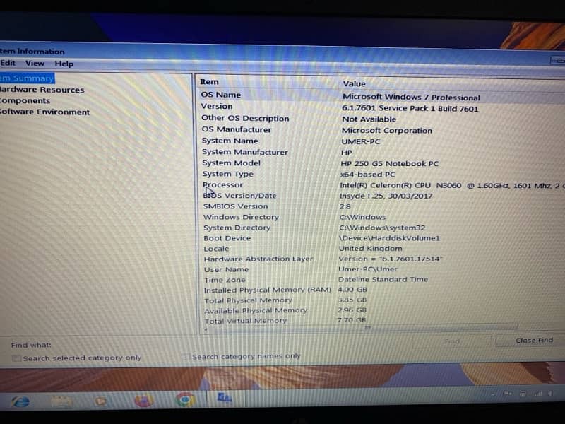 HP 250 G5 Notebook Laptop PC 7