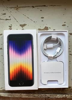 iphone se 3rd generation 2022 with box contact 03152727532