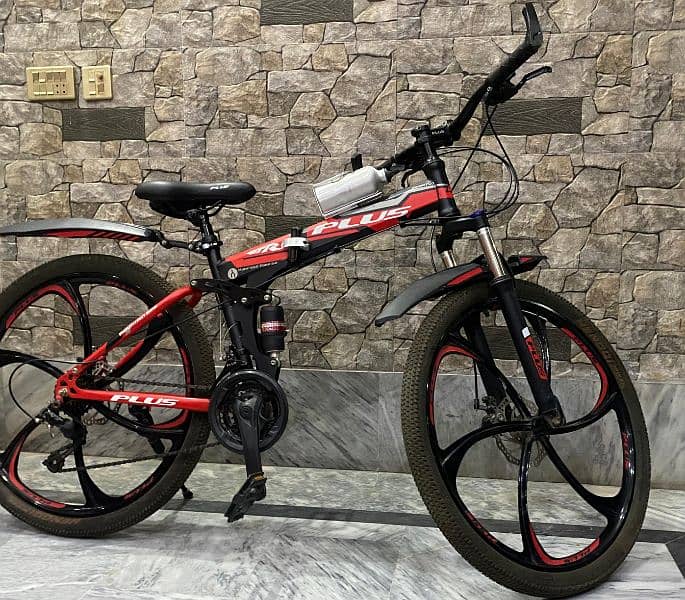 Imported "PLUS GTR"  (Foldable + Gear) Mountain Bicycle 1