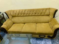 6 seater sofa set clean and good condition for sale urgent 03166873355 0