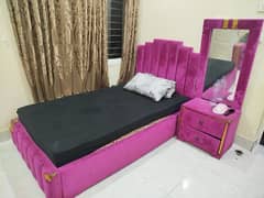 single Bed sofa side table mirror