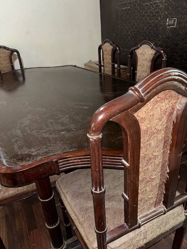 Dining Table For sale 8 Seater\ 8 chairs dining table\wooden dining 3