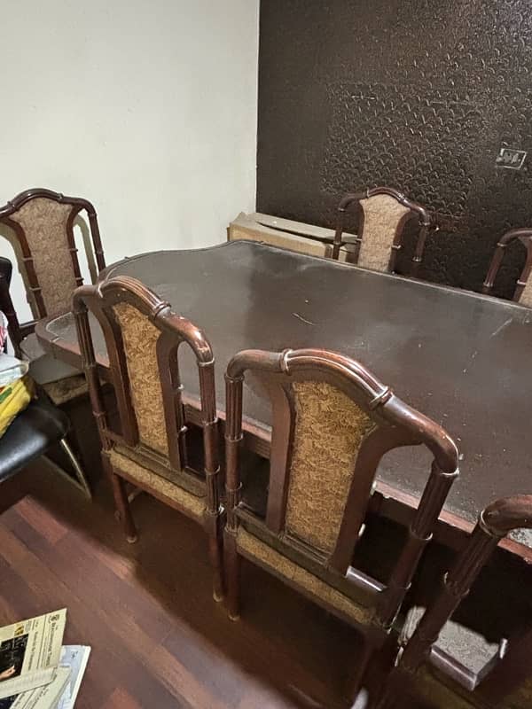 Dining Table For sale 8 Seater\ 8 chairs dining table\wooden dining 4