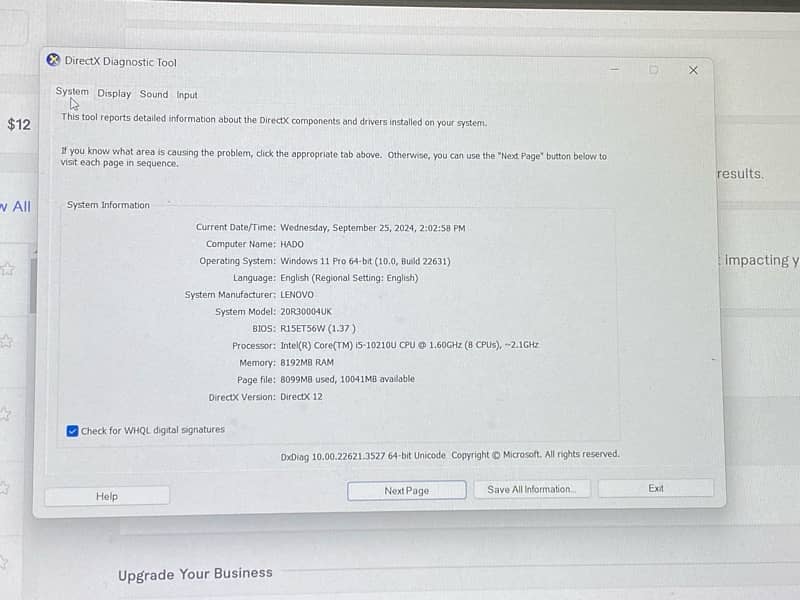 Lenovo Thinkpad L13 {Core i5-10th Gen URGENT} 8