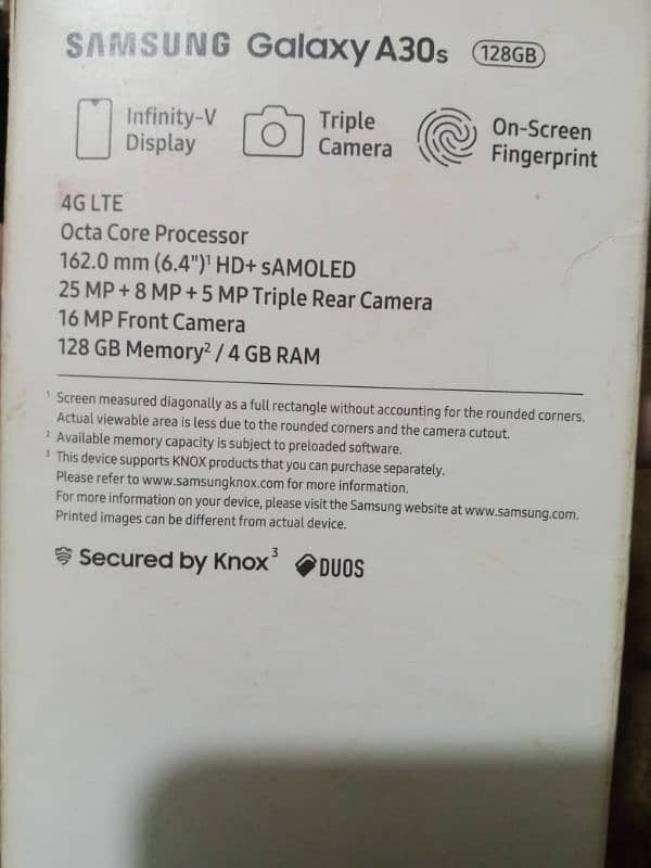 Samsung galaxy A30s with box (exchange possible) 7