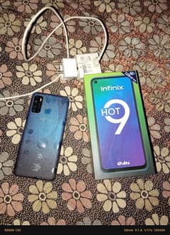 mobile for Sale Infinix hot 9 ram4gb rom 128gb