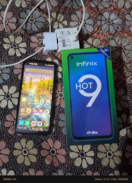 mobile for Sale Infinix hot 9 ram4gb rom 128gb 1