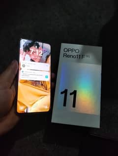 oppo reno 11f g5 Ram8 rom 256 condition 10/10 full boxs ha 0