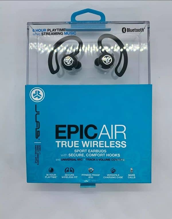 American orignal JLAB Epic Air True Wireless 4.1 Sport Earbud With Mic 2