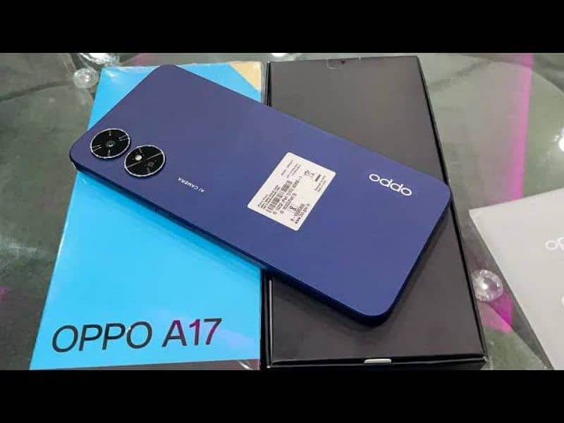 OppoA17 with complete box 0