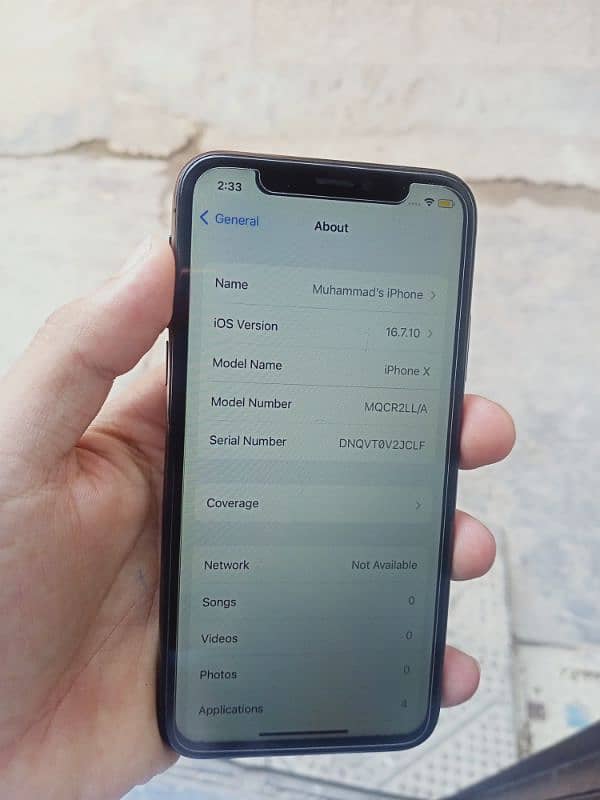 iphone x 64GB non Pta jv 03247955876 WhatsApp number 5