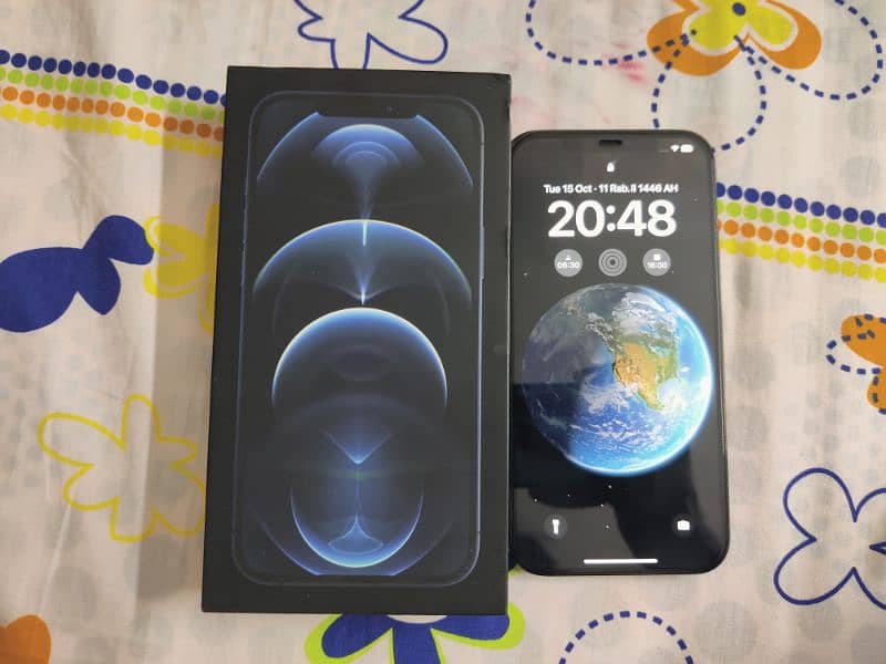 iPhone 12 Pro Max 128 gb LLA Non PTA with BOX 0