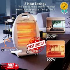 600W Heater Space Room Heater With 2 Power Level 0