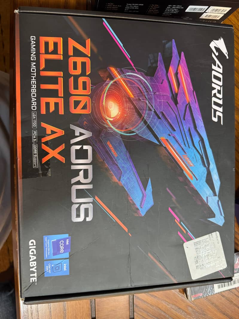 Z690 Aurus Elite AX DDR5 12900k , Ripjaws 32gb , 1tb nvme, 360 cooler 1