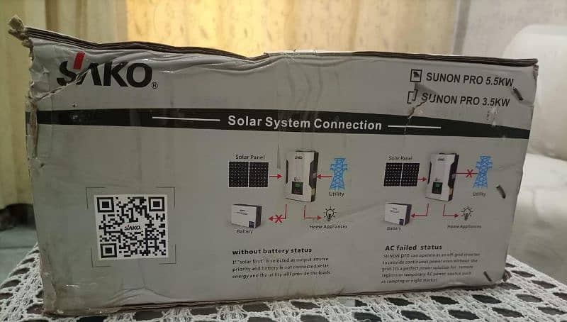 Sako hybrid solar inverter 5.5kw(0300/93/81/323) 2