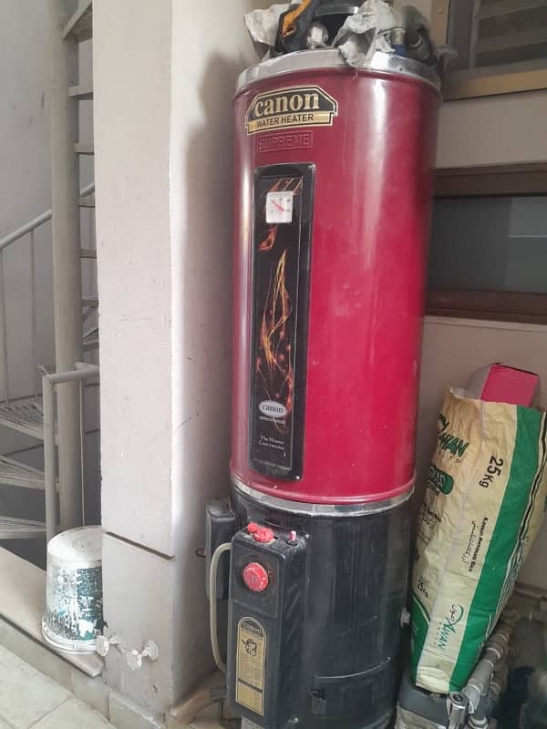 canon supreme electric + gas water heater no issue huge water capacity 0