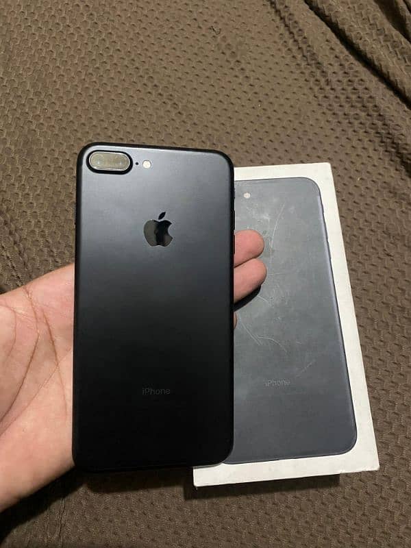 i phone 7 plus Pta Approved with box 4