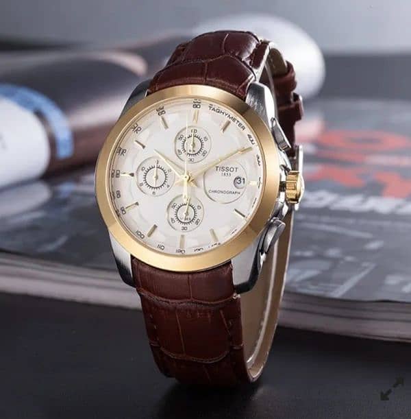 Tissot 1853 Brown Leather Strap 3