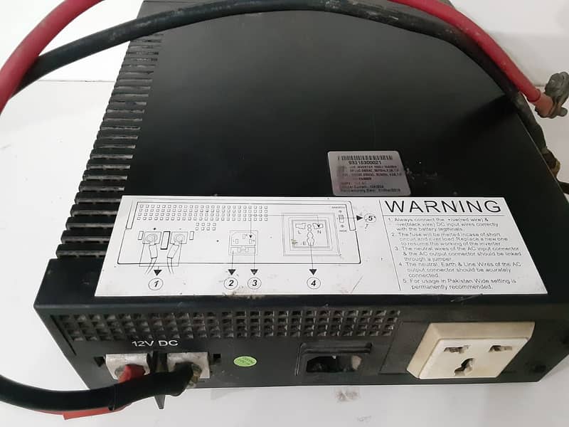 NRE 1000VA 12v  Good Running Condition Inverter for sale 3