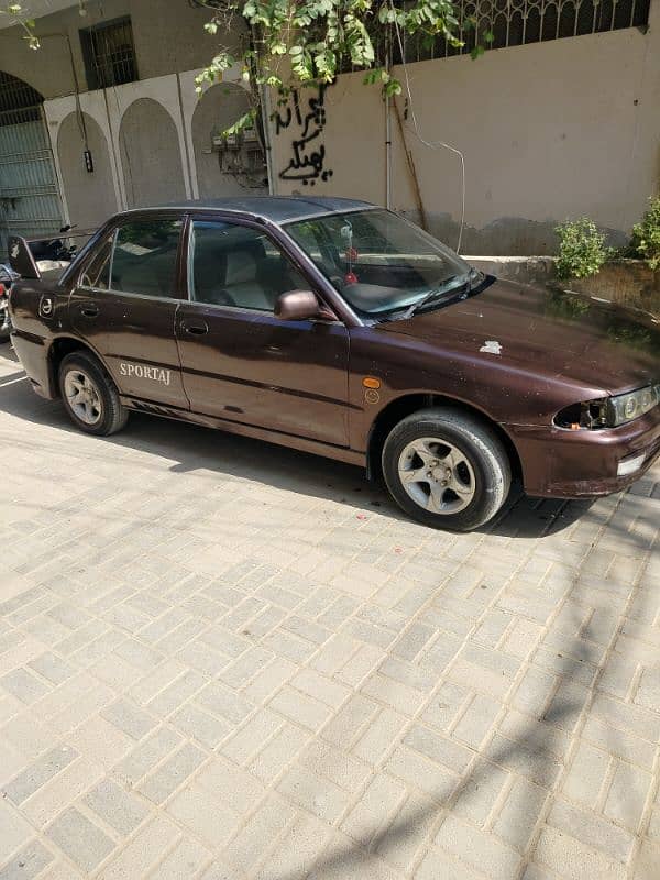 Mitsubishi Lancer 1994 Red Interior 1