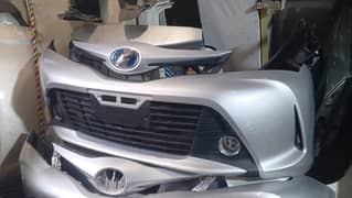 Toyota Vitz Front Bumper Model 2015 Spider Shape