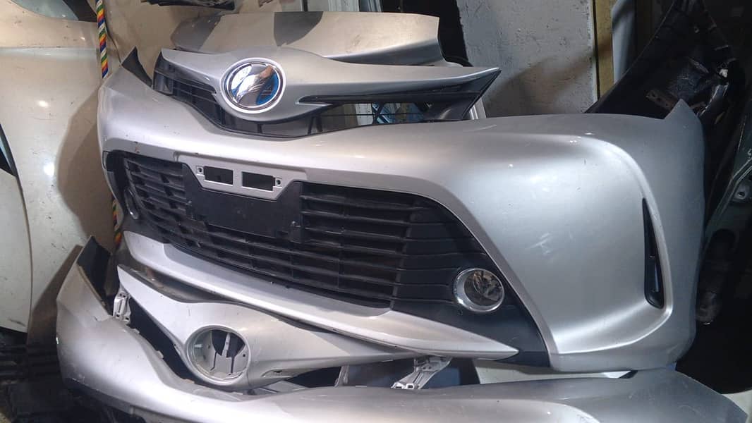 Toyota Vitz Front Bumper Model 2015 Spider Shape 1