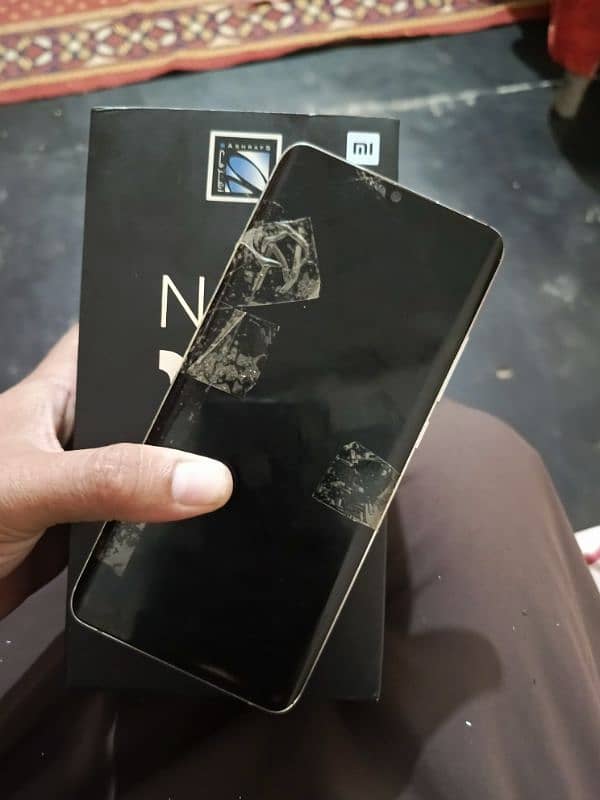 mi note 10 lite parts panal damage original pta aproved board with box 1