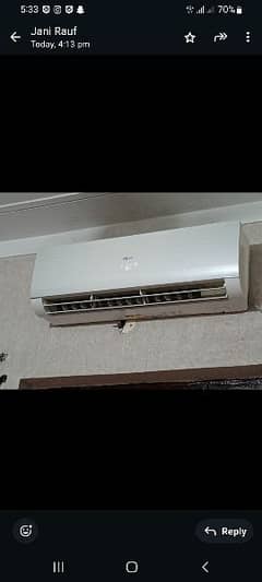 ac ded tan haier  inverter .  one lakh   30 hazar   ma