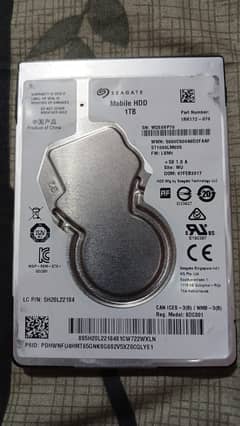 SEAGATE HARD DISK 1TB 0