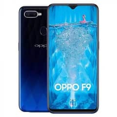 Oppo F9 4/64 with Box & Back cover