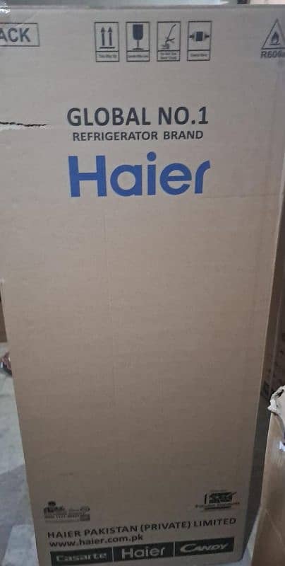 Haier 15 cubic feet fridge 398 ifga box pack 2