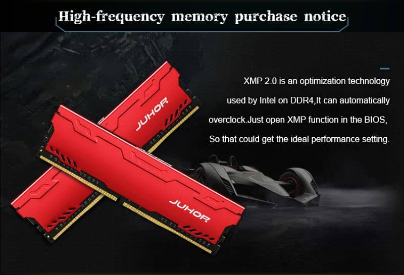 New 16GB DDR4 Ram 3200mhz by Juhor for Desktop & Gaming PCs 3